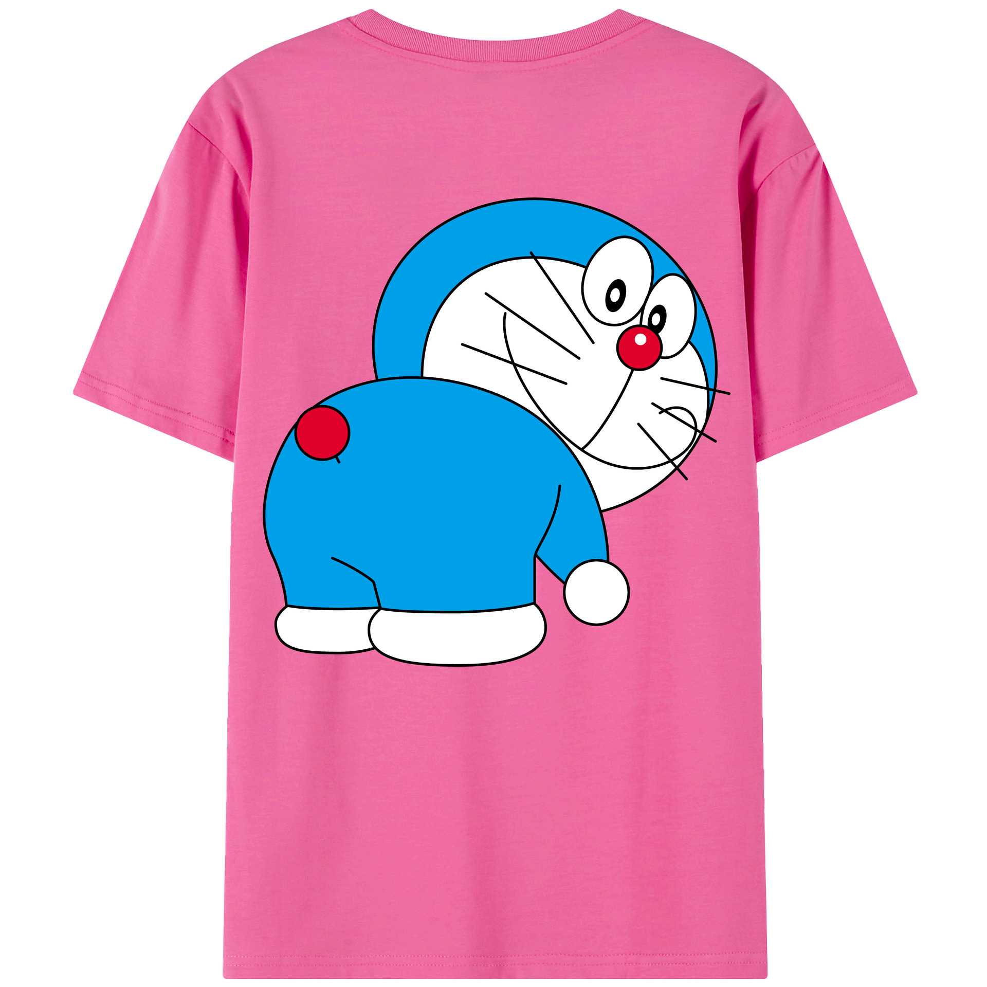 （画像用） ドラえもん Doraemon レディース半袖Tシャツ(バックプリント)